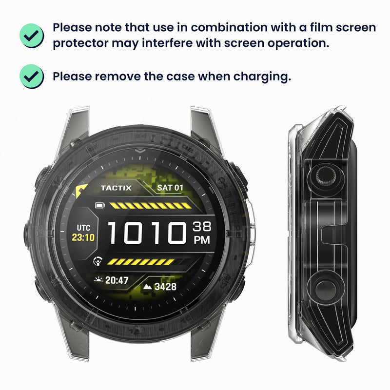 2x Case for Garmin Tactix 8 51mm AMOLED