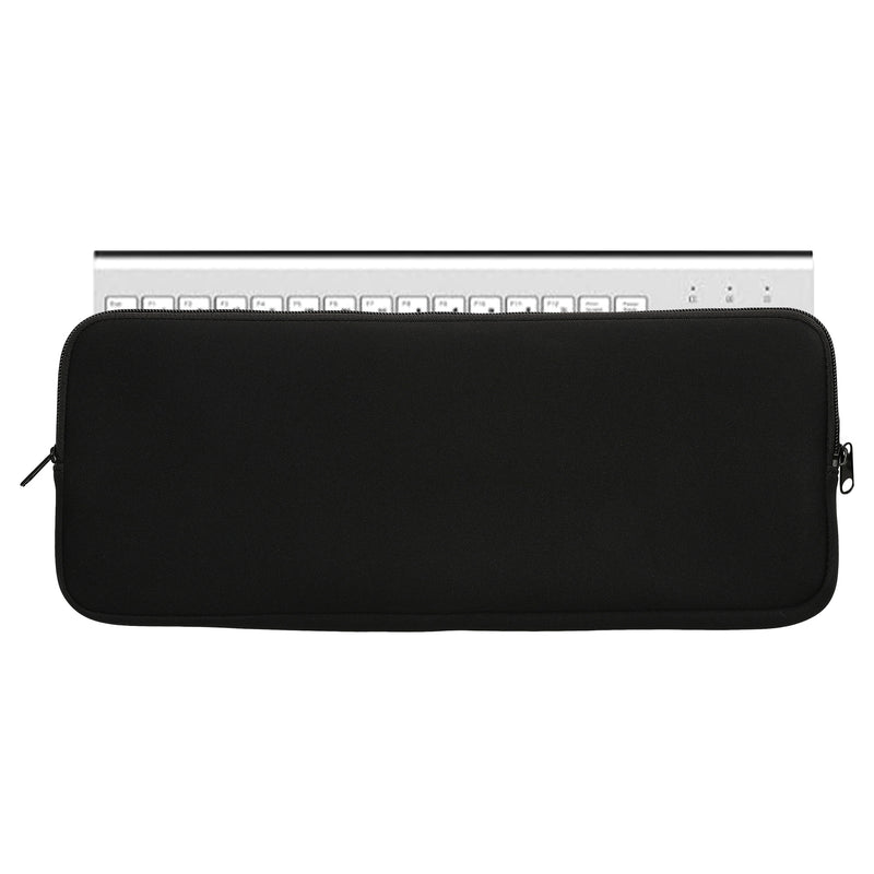 kwmobile Tastatur-Hülle kompatibel mit iClever GK03 Wireless - Neopren Schutzhülle Case Tasche für Tastatur - Neoprentasche für Keyboard - Schwarz Schwarz  