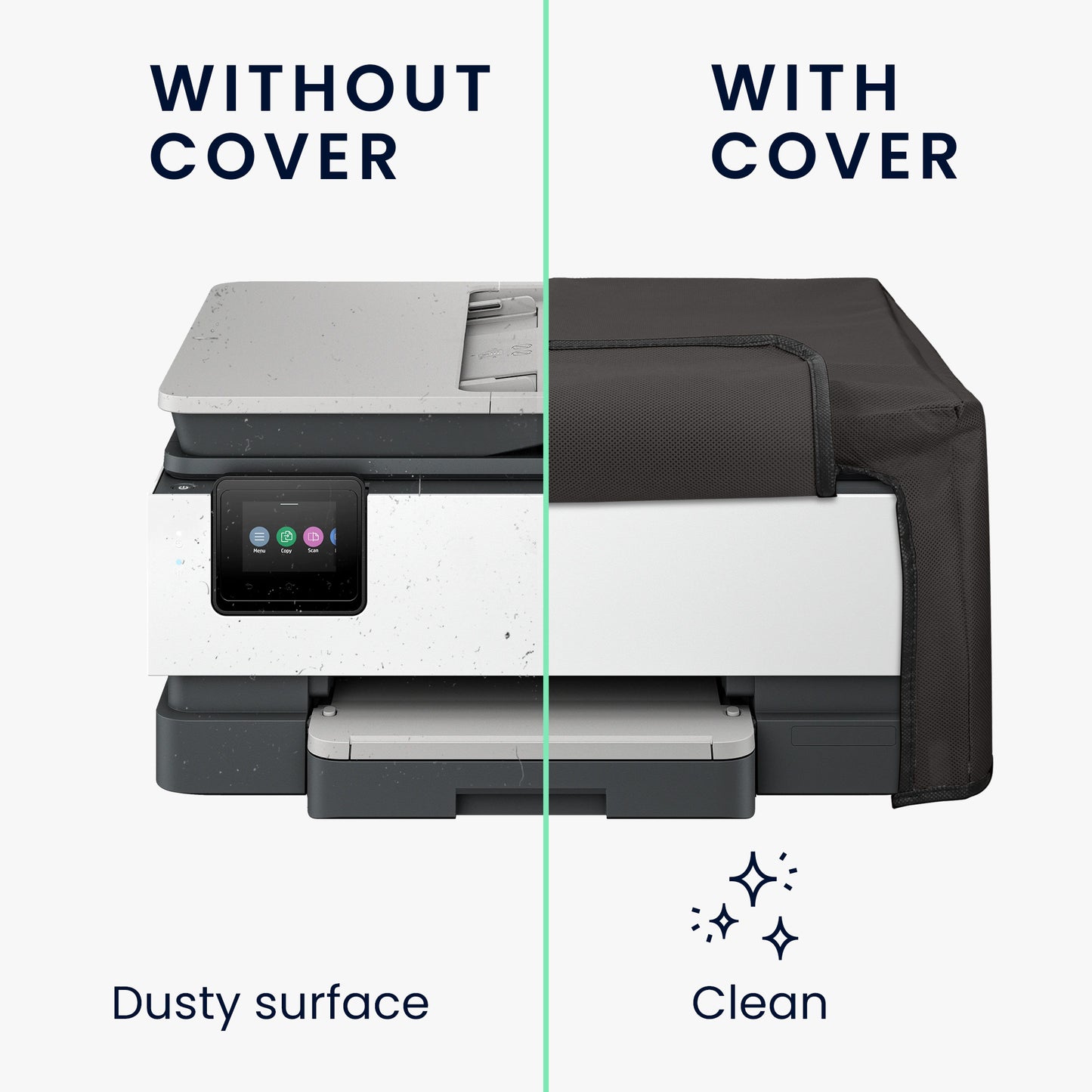 kwmobile Cover compatible with HP OfficeJet 8015e / OfficeJet 8122e - Bag Case Printer - Dust Cover Protective Hood Protective Case