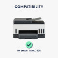 kwmobile Cover compatible with HP Smart Tank 7305 - Printer Cover Case - Dust Cover Protective Hood Protective Cover