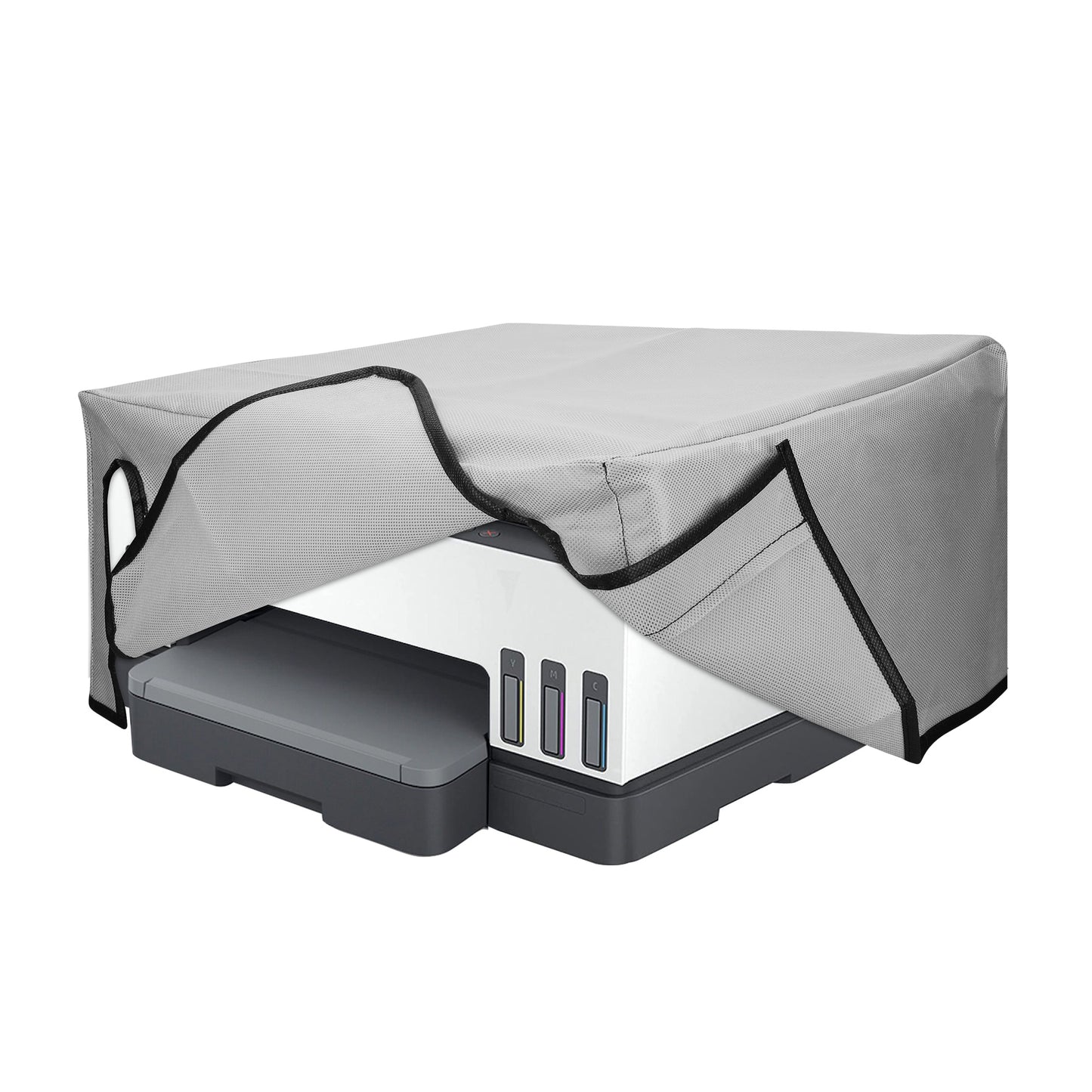 kwmobile Cover kompatibel mit HP Smart Tank 7305 - Tasche Hülle Drucker - Staubschutzhülle Schutzhaube Schutzhülle - Hellgrau Hellgrau  