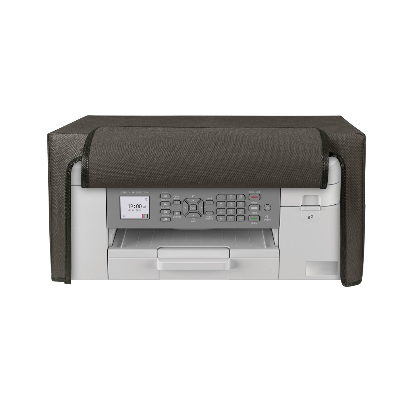 kwmobile Cover compatible with Brother MFC-J4335DW - Bag Case Printer - Dust Cover Protective Hood Protective Cover