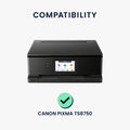 kwmobile Cover compatible with Canon PIXMA TS8750 - Bag Case Printer - Dust Cover Protective Cover Protective Sleeve