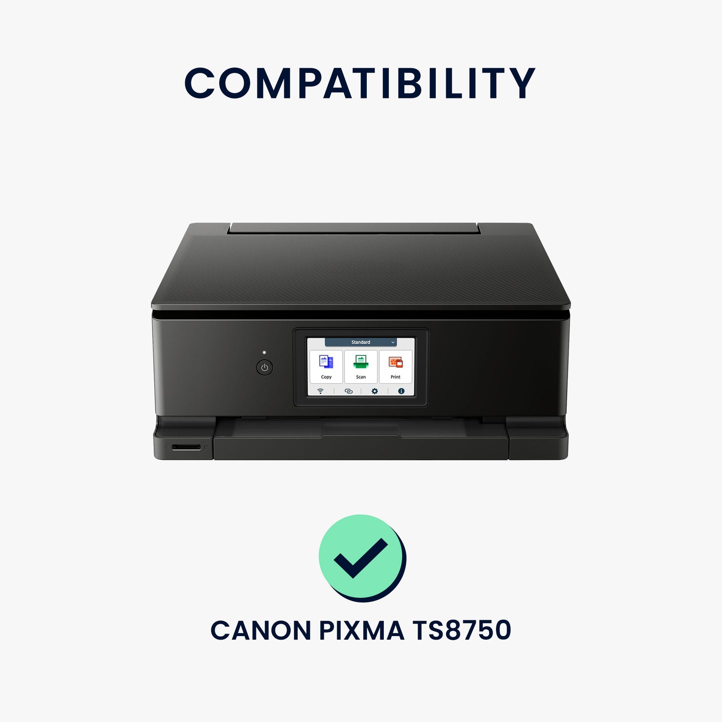 kwmobile Cover compatible with Canon PIXMA TS8750 - Bag Case Printer - Dust Cover Protective Cover Protective Sleeve