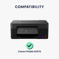 kwmobile Cover compatible with Canon PIXMA G2570 - Printer Bag Case - Dust Cover Protective Hood Protective Case