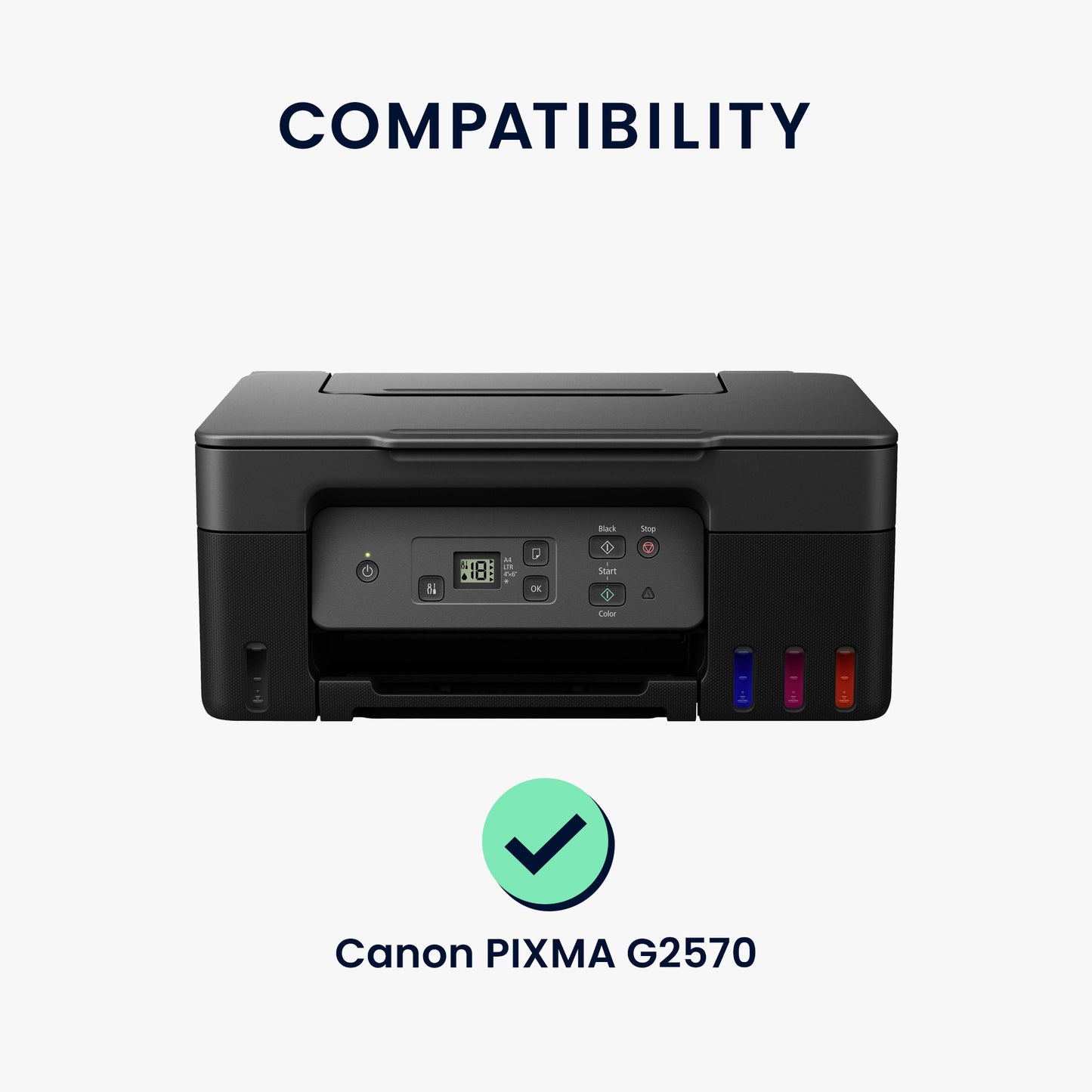 kwmobile Cover compatible with Canon PIXMA G2570 - Printer Bag Case - Dust Cover Protective Hood Protective Case
