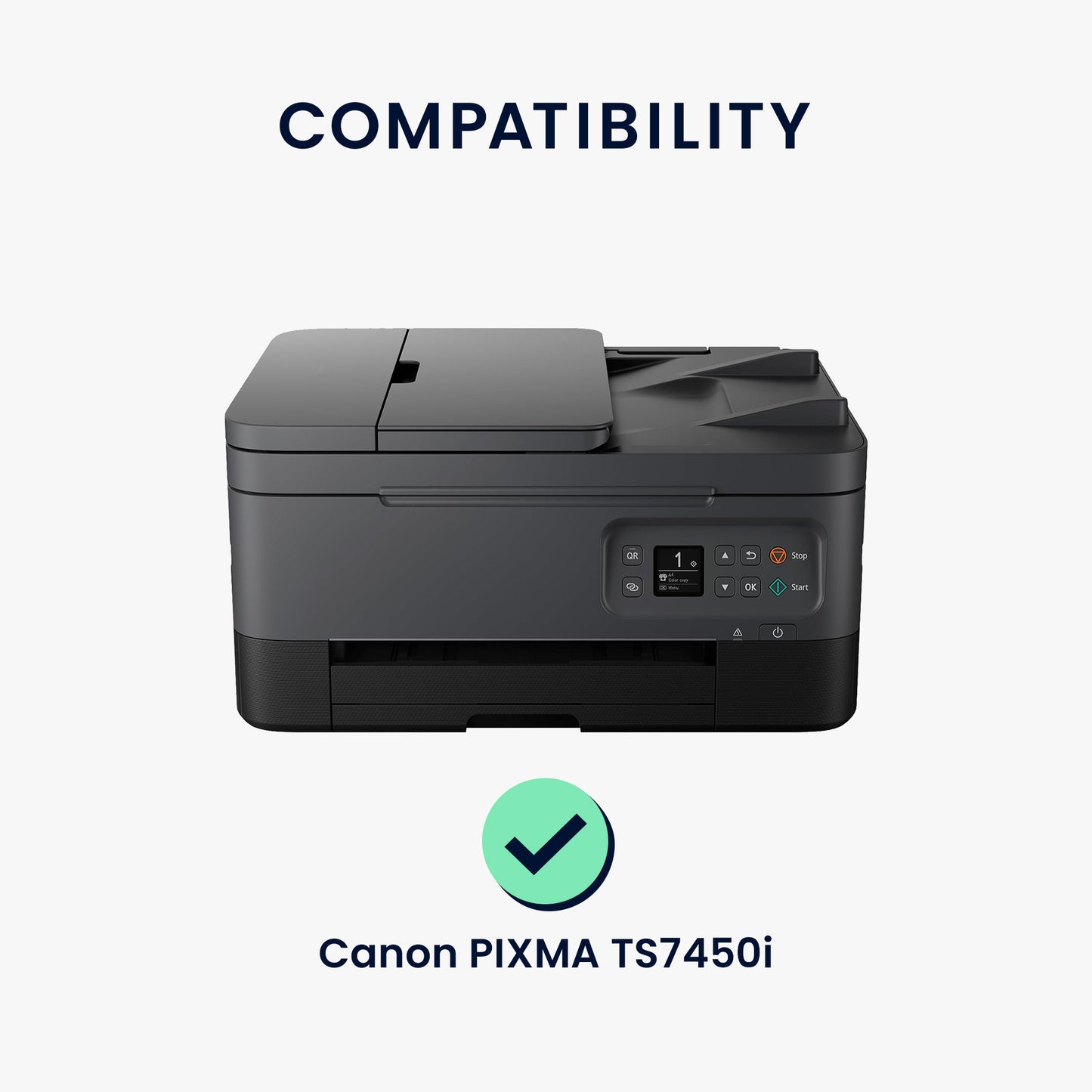 kwmobile Cover compatible with Canon PIXMA TS7450i - Printer Bag Case - Dust Cover Protective Hood Protective Cover