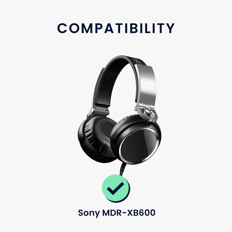 kwmobile Ear Pads for Sony MDR-XB600 Headphones Replacement Parts Over Ear Headphones
