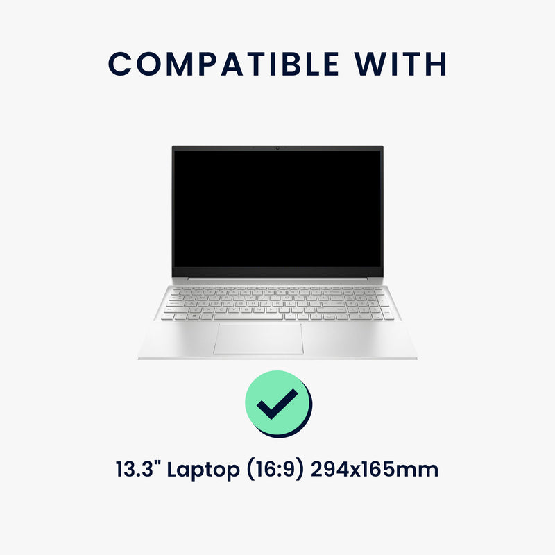 kwmobile Privacy Screen Protector for 13.3" Laptop (16:9) 294x165mm Film Anti-Spy Film Laptop Protection