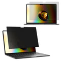 kwmobile Sichtschutzfolie für Apple Macbook Air 15 2023 M2 (A2941) Folie - Blickschutzfolie Privacy Screen - Laptop Folie - Anti Spy Folie - Laptop Schutz Schwarz  