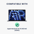 kwmobile Privacy Screen Protector for Apple Macbook Air 15 2023 M2 (A2941) Film - Anti-Spy Privacy Film - Laptop Film - Anti-Spy Film - Laptop Protection