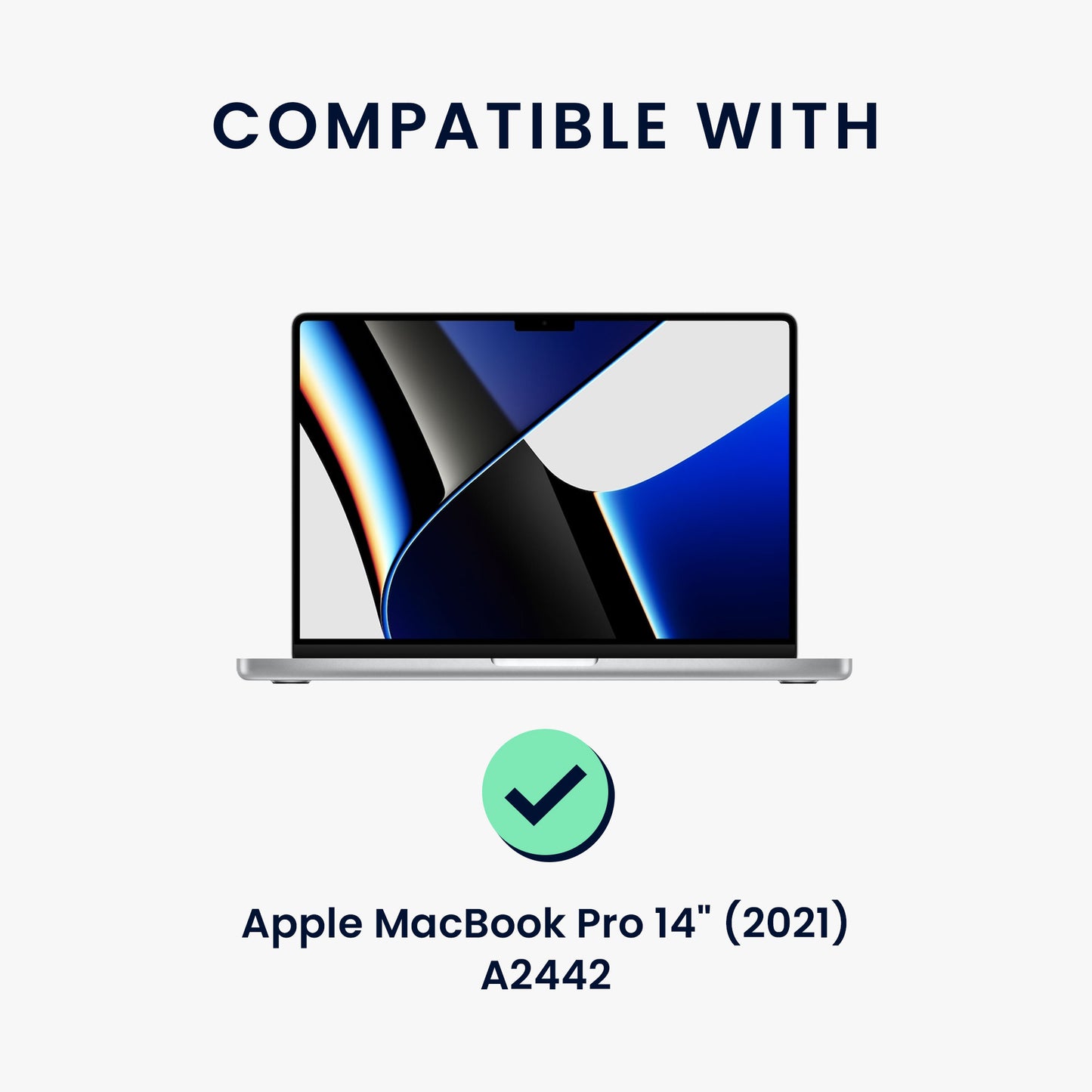 kwmobile Privacy Screen Protector for Apple MacBook Pro 14" (2021) A2442 Film - Privacy Filter - Laptop Film - Anti-Spy Film - Laptop Protection