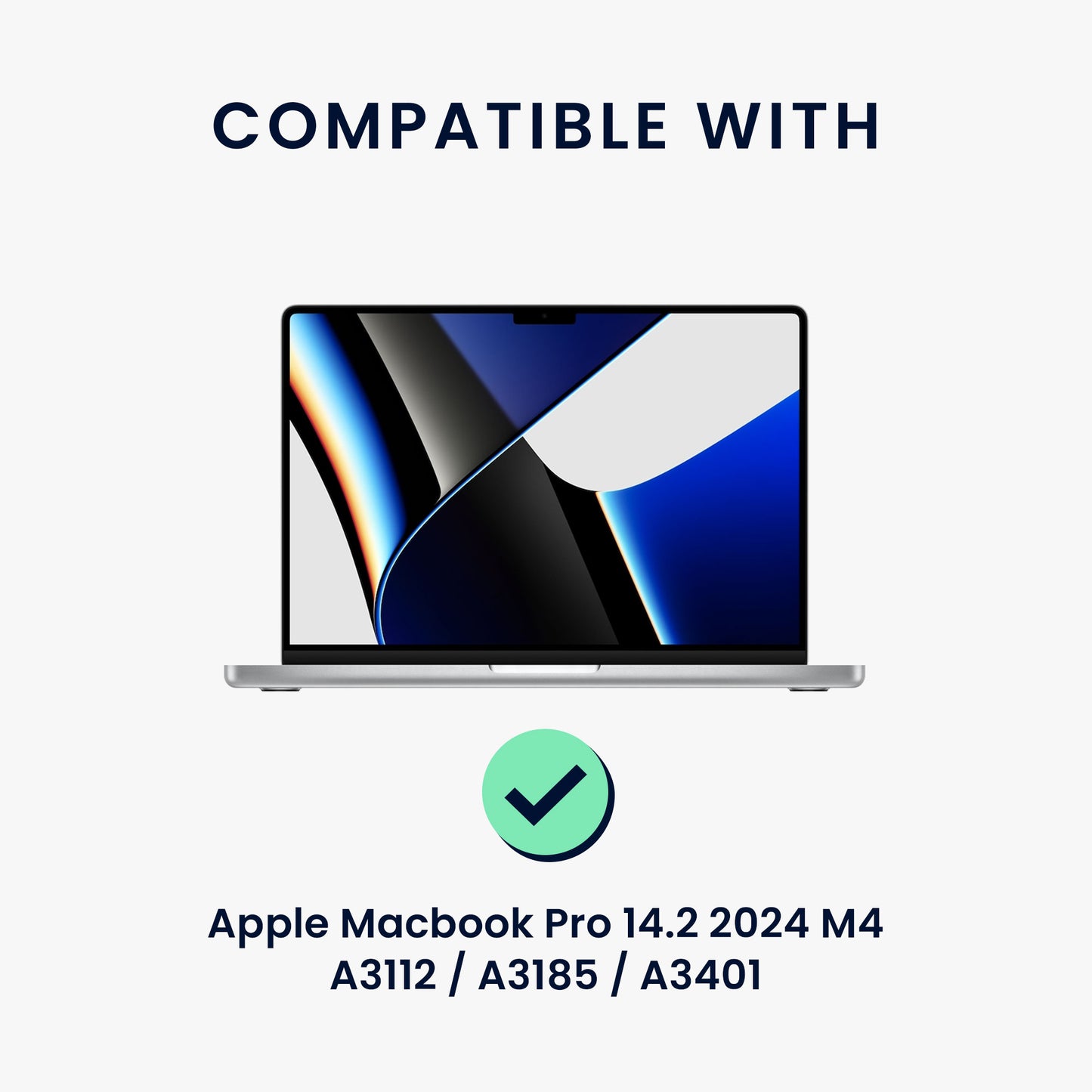 Privacy Screen Protector for Apple MacBook Pro 14.2 M4 A3112 / A3185 / A3401 / M3 A2992 / M2 A2779 Film - Privacy Screen - Laptop Film