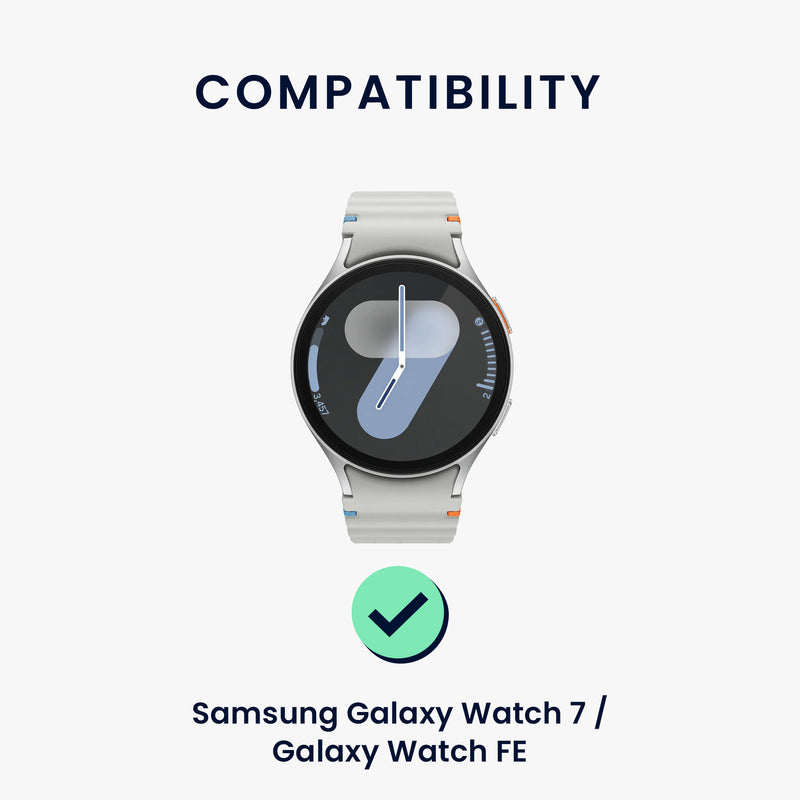 kwmobile Watch Strap for Samsung Galaxy Watch 4 / 5 / 6 Galaxy Watch 7 / FE Band Fitness Tracker Strap Set Replacement Strap Smartwatch