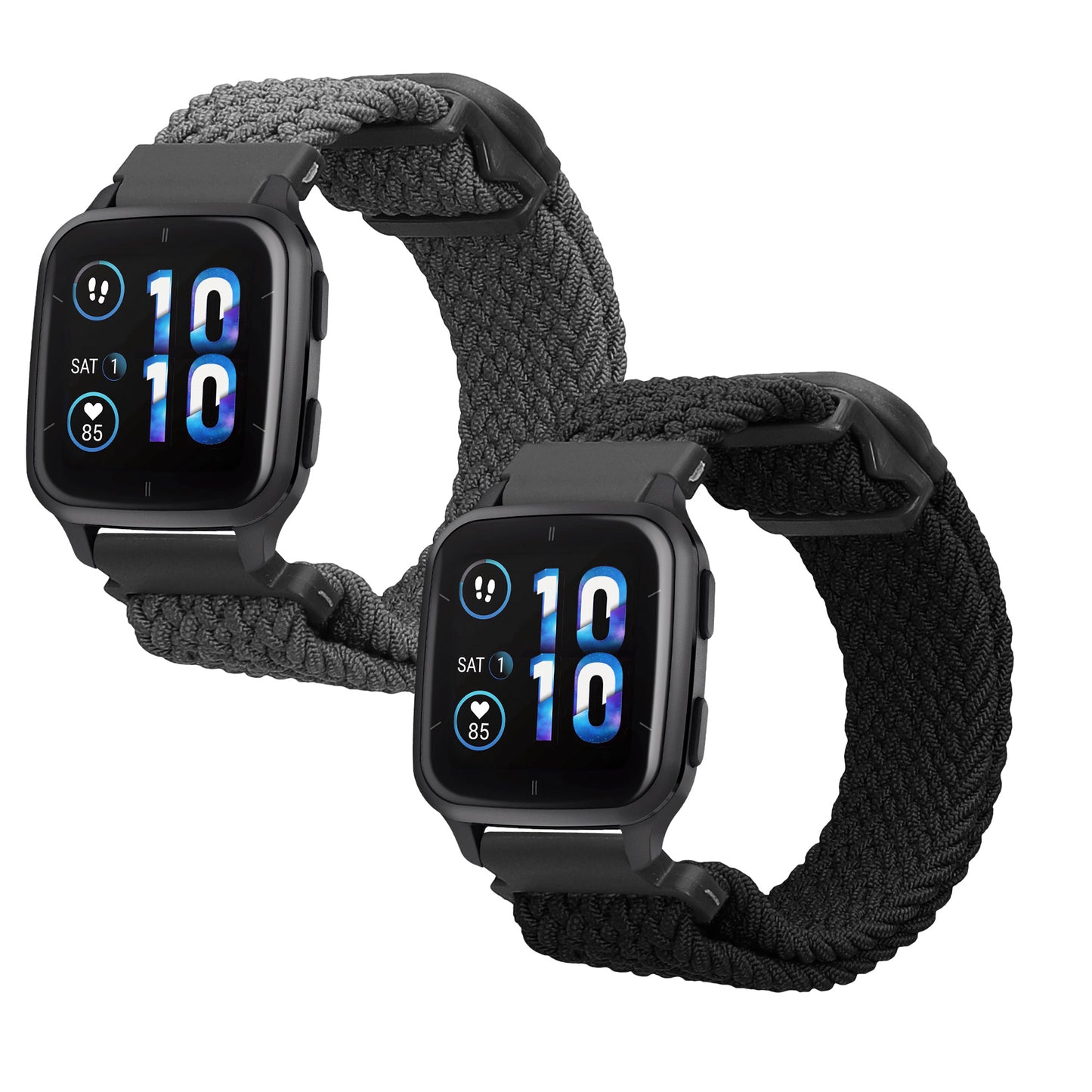kwmobile Watch Strap for Garmin Venu Sq 2 Music / Sq 2 / Vivoactive 6 / Vivoactive 5 Strap Fitness Tracker Band Set Replacement Strap Smartwatch