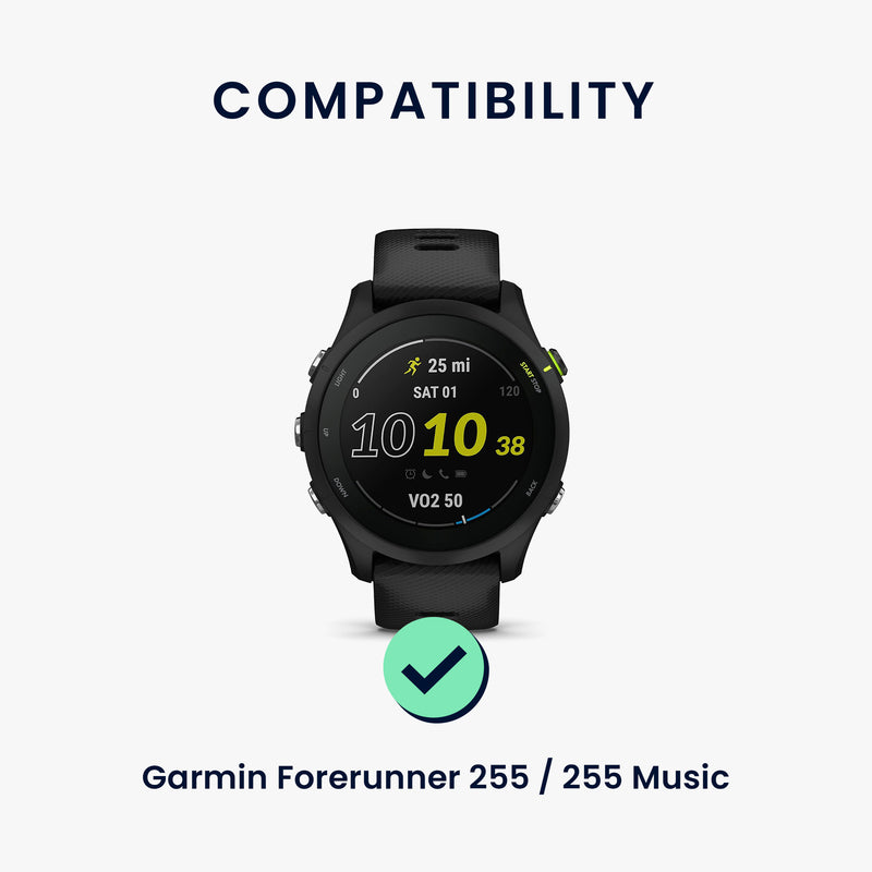 kwmobile Watch Strap for Garmin Forerunner 255 / 255 Music / Forerunner 970 / Venu 3 Fitness Tracker Band Set Replacement Strap Smartwatch