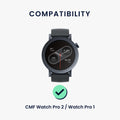 kwmobile Watch Strap for CMF Watch Pro 2 / Watch Pro 1 Bracelet Fitness Tracker Band Set Replacement Strap Smartwatch