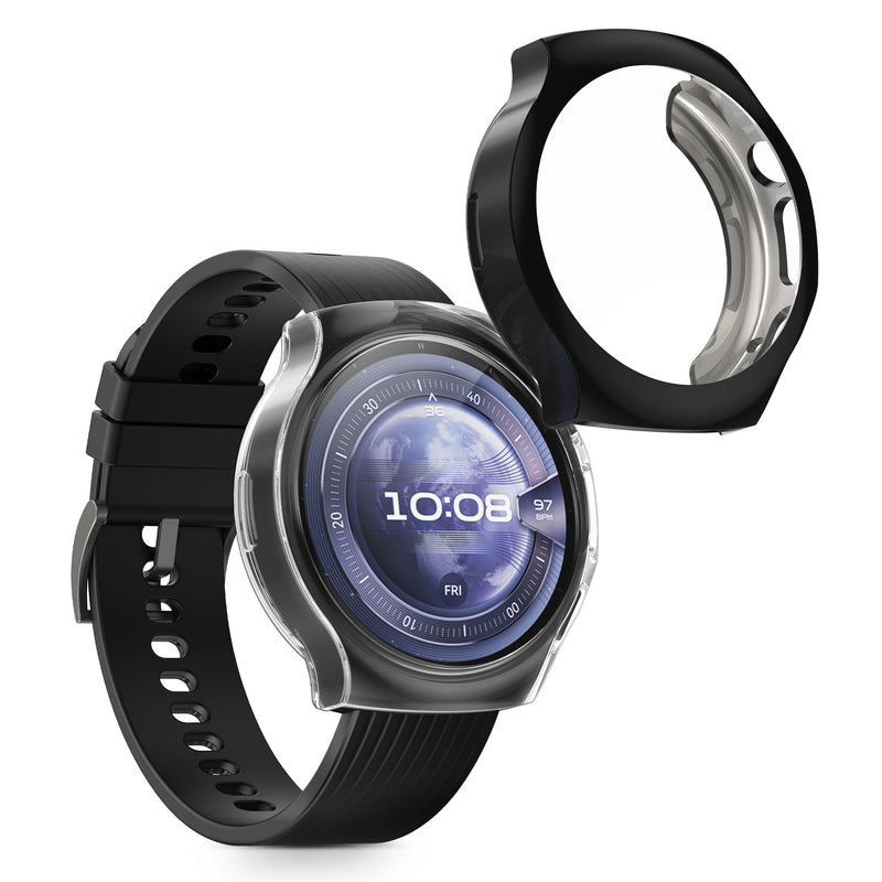 kwmobile Silicone Case for Huawei Watch 5 46mm Protective Cover Full Body Display Cover Set