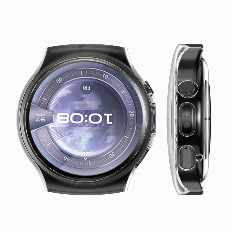 kwmobile Silicone Case for Huawei Watch 5 46mm Protective Cover Full Body Display Cover Set