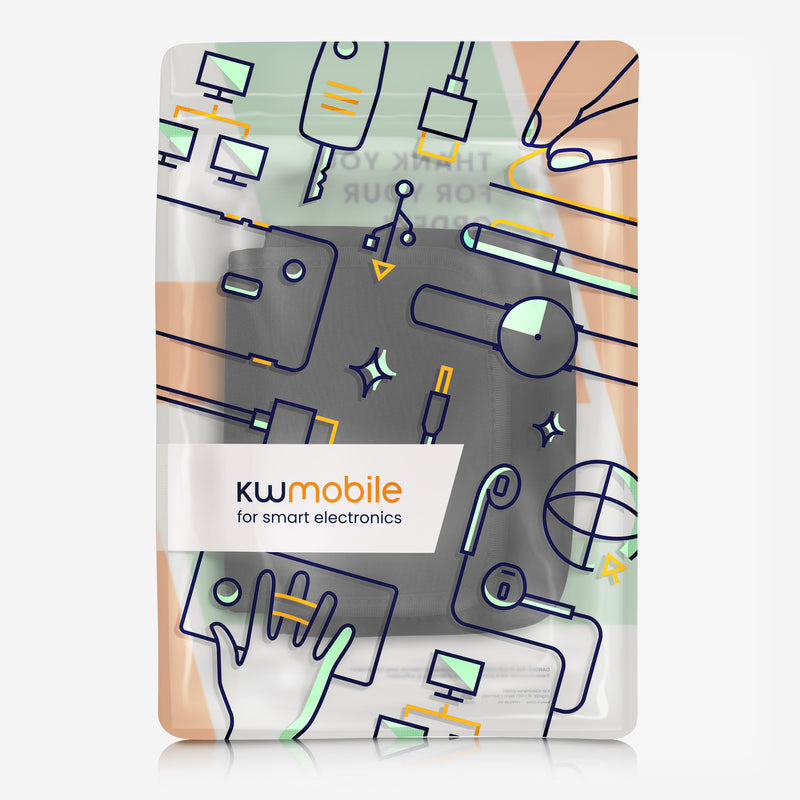 kwmobile Cable Bag Cable Organizer Bag Travel Organizer Cable Bag Travel Essentials Tech Bag