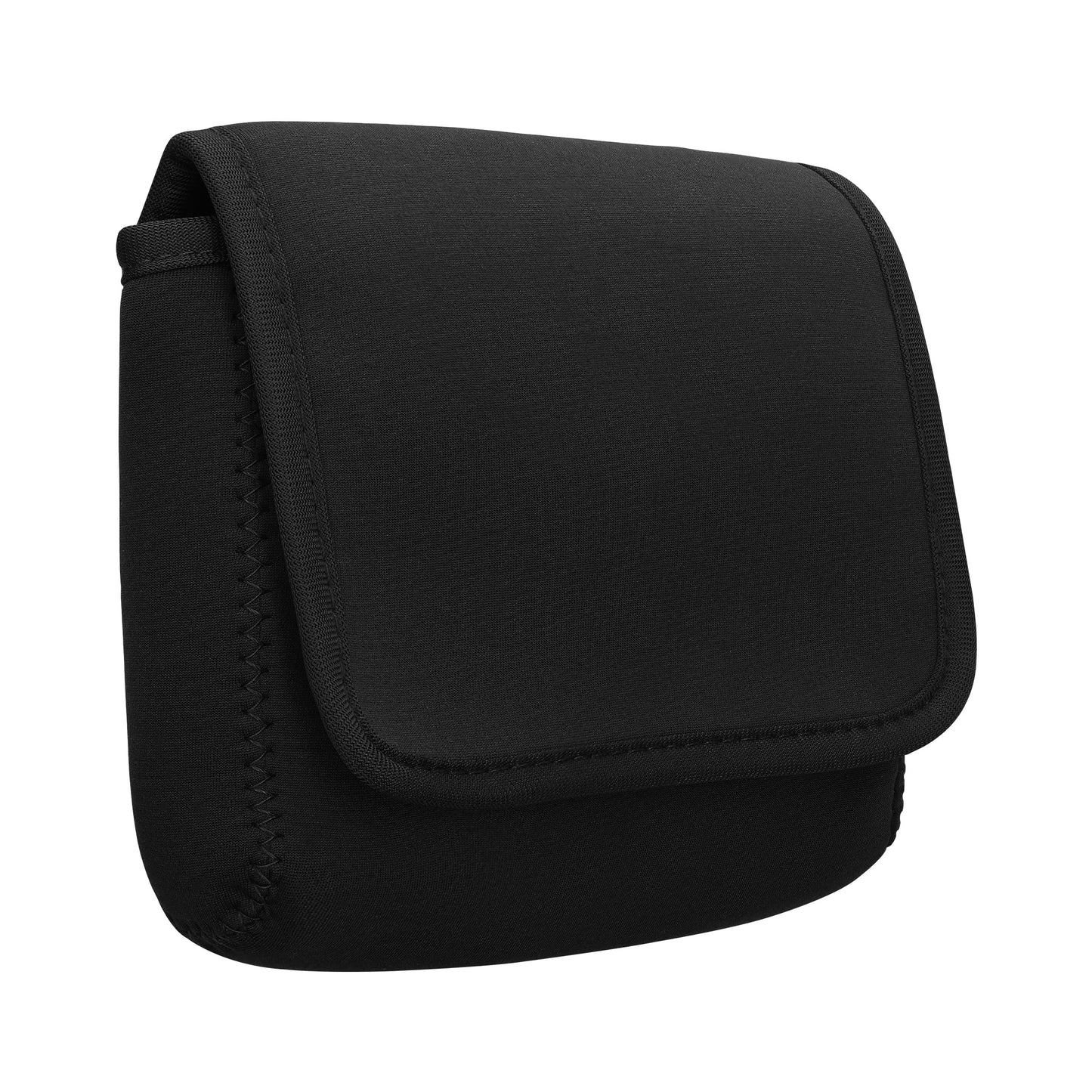 kwmobile Kabeltasche Kabel Organizer Tasche - Neopren Reise Pouch 16 x 12 cm - Travel Organizer - Kabeltasche Reiseutensilien - Tech Bag in Schwarz Schwarz  