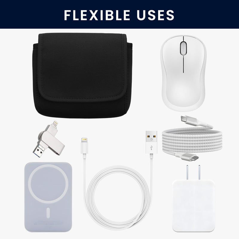 kwmobile Cable Bag Cable Organizer Bag Travel Organizer Cable Bag Travel Essentials Tech Bag