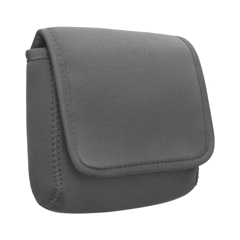 kwmobile Kabeltasche Kabel Organizer Tasche - Neopren Reise Pouch 16 x 12 cm - Travel Organizer - Kabeltasche Reiseutensilien - Tech Bag in Hellgrau Hellgrau  