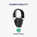 kwmobile Ear Pads for Walker's Razor Earpad Replacement Headphone Spare Parts Headphone Replacement Pads Over Ear Headphones