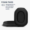 kwmobile Ear Pads for Walker's Razor Earpad Replacement Headphone Spare Parts Headphone Replacement Pads Over Ear Headphones