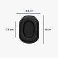 kwmobile Ear Pads for Walker's Razor Earpad Replacement Headphone Spare Parts Headphone Replacement Pads Over Ear Headphones