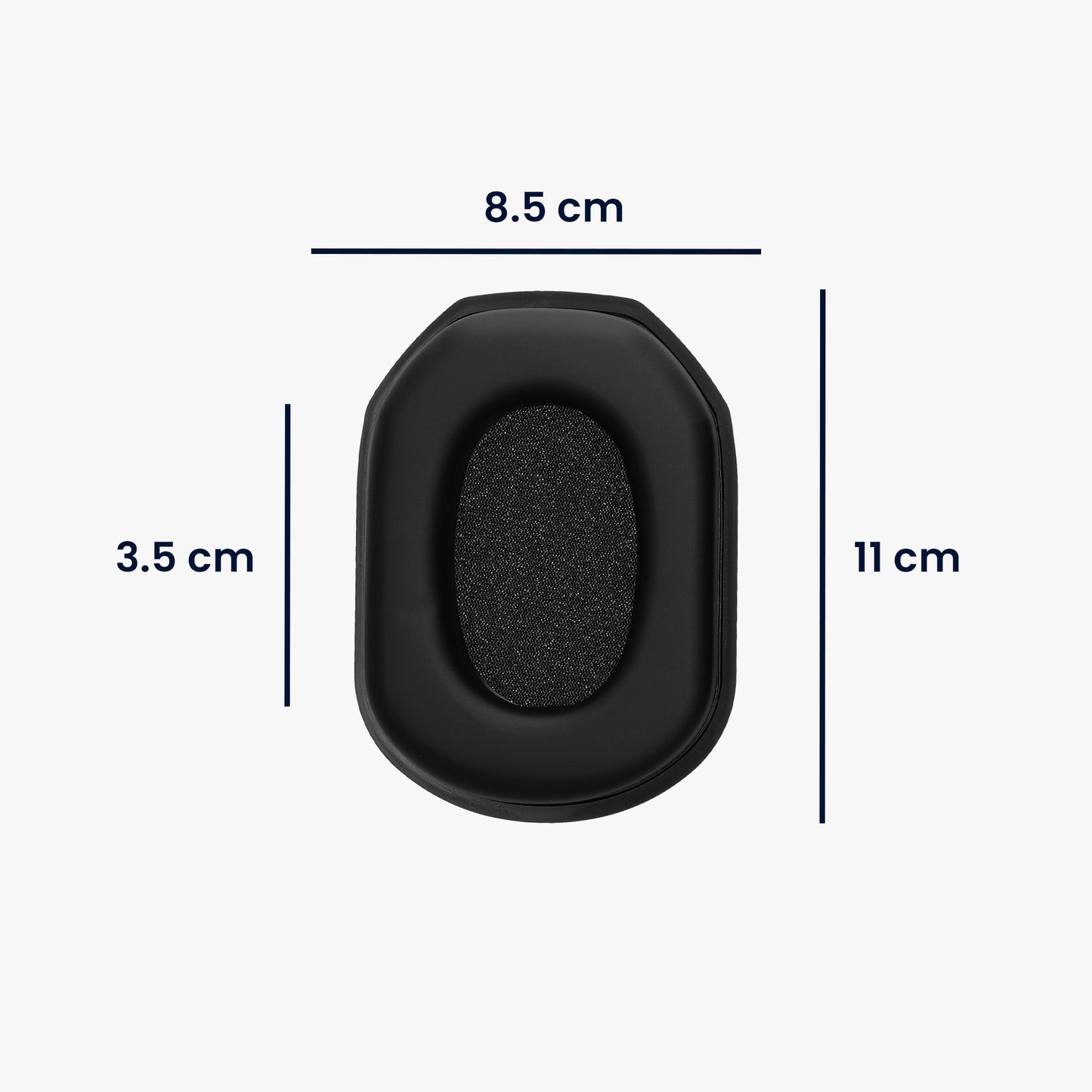 kwmobile Ear Pads for Walker's Razor Earpad Replacement Headphone Spare Parts Headphone Replacement Pads Over Ear Headphones