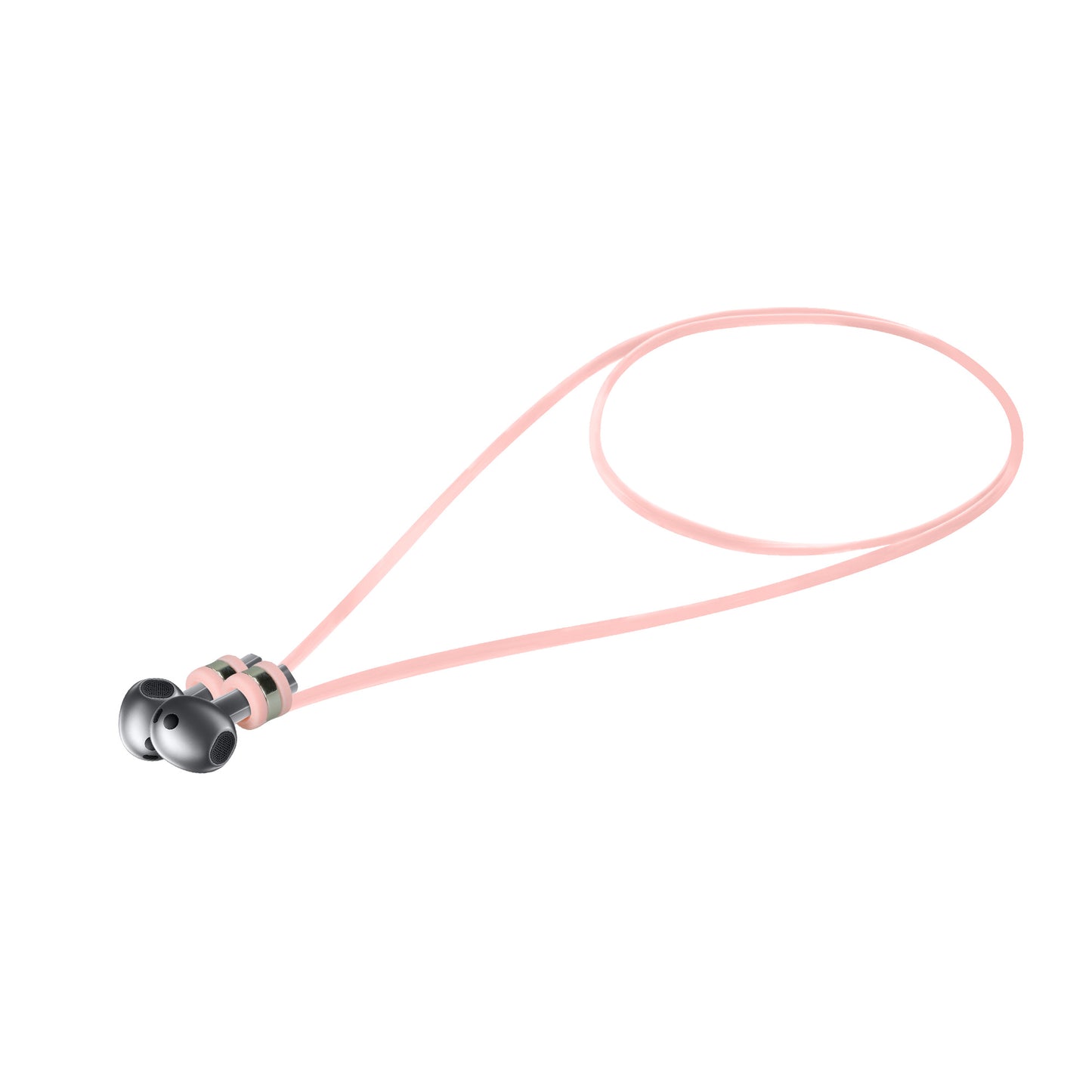 kwmobile Halteband magnetisch kompatibel mit Samsung Galaxy Buds 3 / Soundcore P20i / Wave Beam / Fun Air Pro 4 Headphones - 80 cm Kopfhörer Halter Band Strap in Altrosa Altrosa  