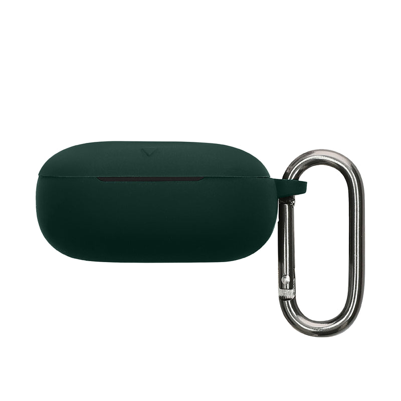 kwmobile Hülle kompatibel mit Anker Soundcore Liberty 5 Kopfhörer - Silikon Schutzhülle Etui Case Cover Schoner in Dunkelgrün Dunkelgrün  