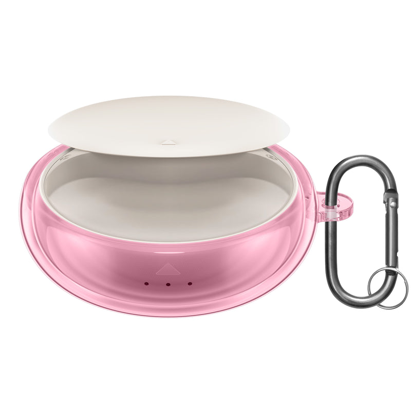 kwmobile Hülle für Anker Soundcore Sleep A20 Case - TPU Silikon Schutzhülle - Kopfhörer Cover - Rosa Transparent Rosa  