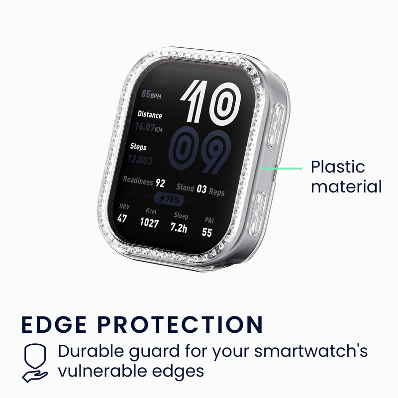 kwmobile Protective Case Compatible with Amazfit Bip 6 Protective Frame Accessory