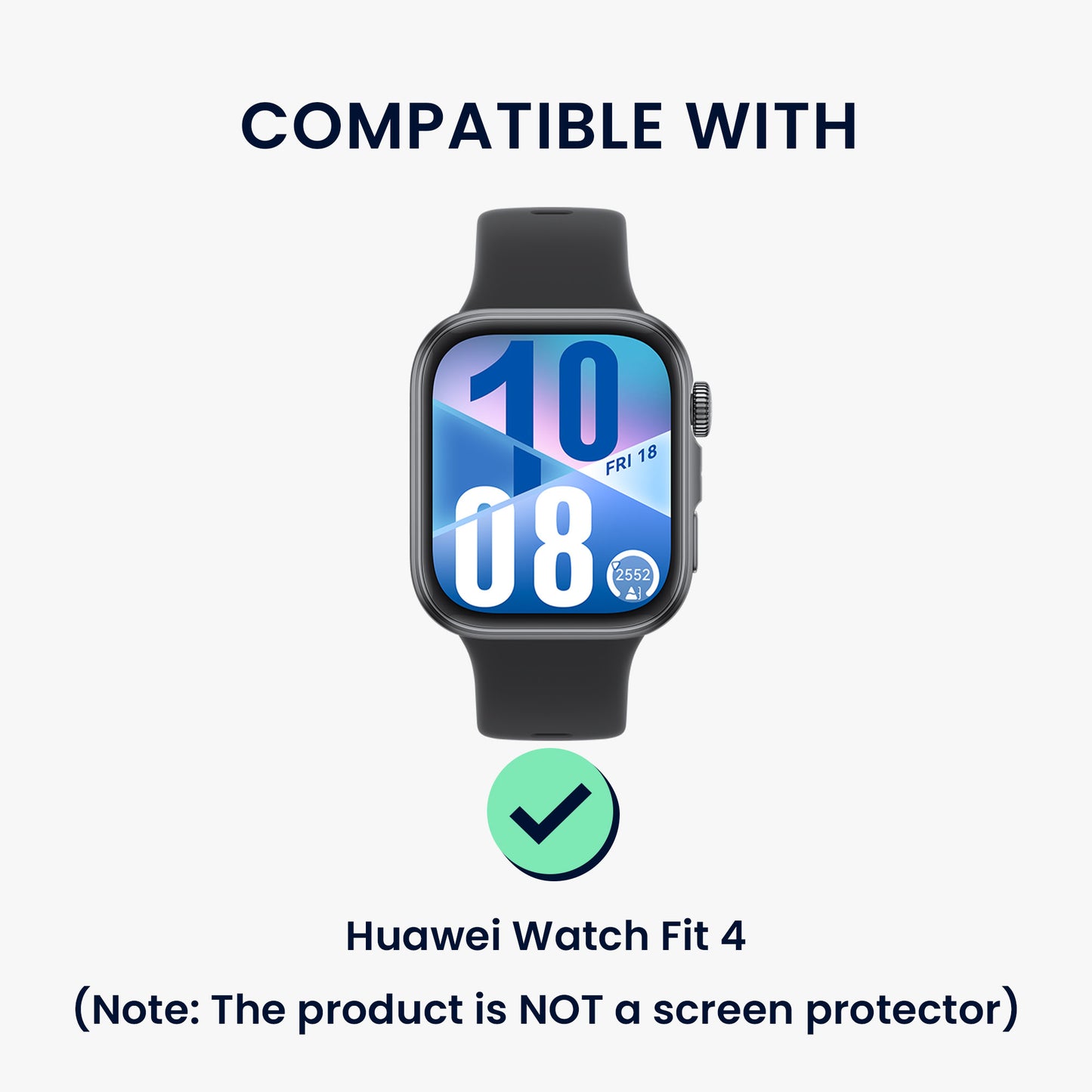 kwmobile Protective Case Compatible with Huawei Watch Fit 4 Protective Frame Protection Accessory