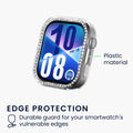 kwmobile Protective Case Compatible with Huawei Watch Fit 4 Protective Frame Protection Accessory