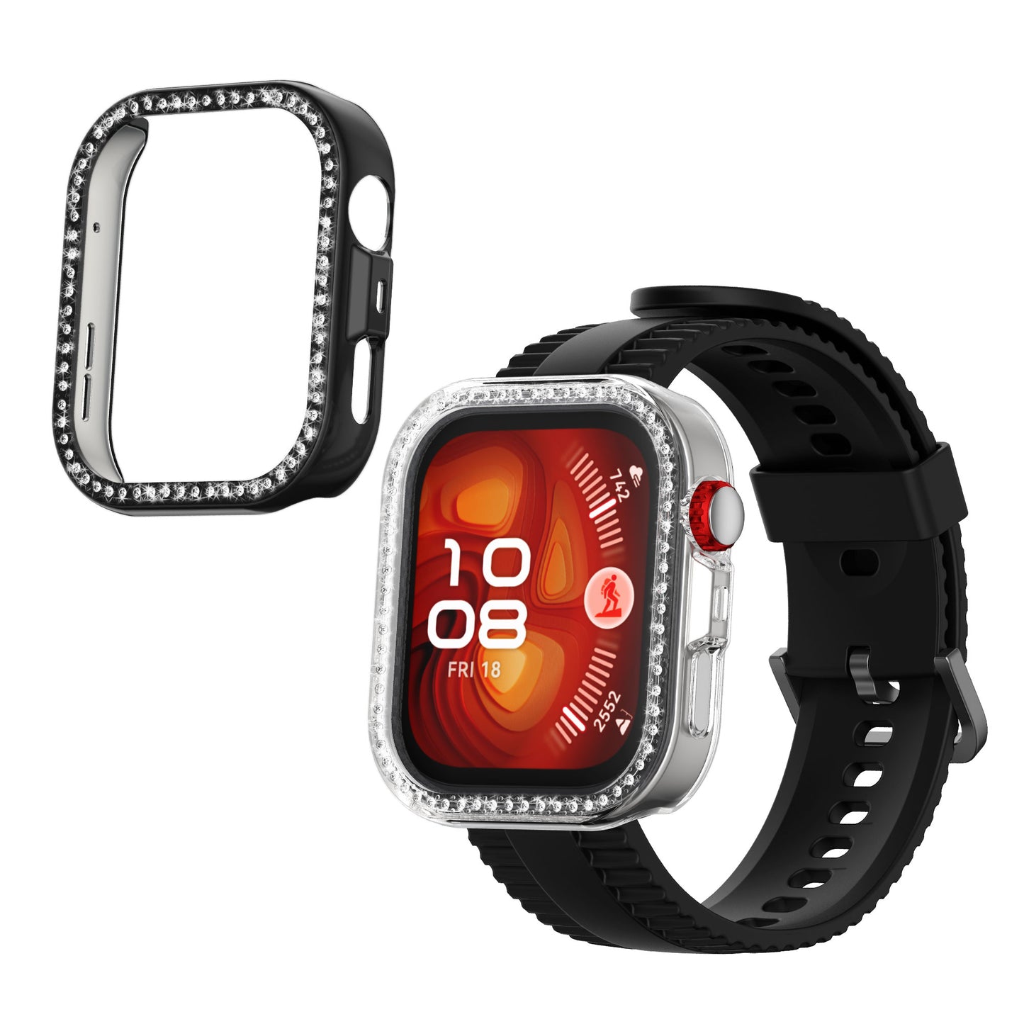kwmobile Case Compatible with Huawei Watch Fit 4 Pro Protective Frame Accessory