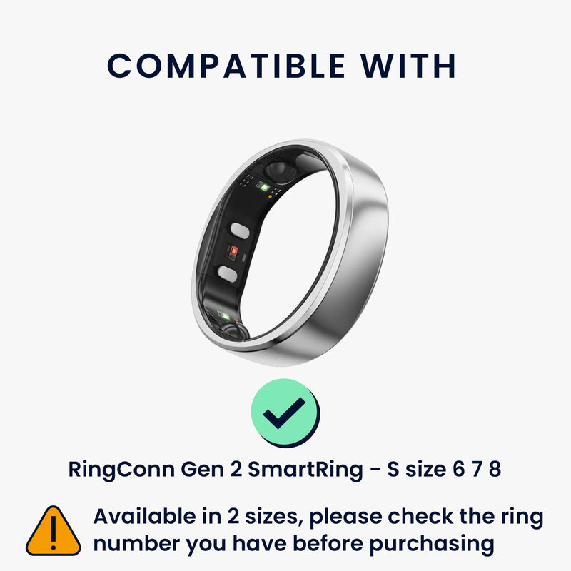 kwmobile Smart Ring Protector compatible with RingConn Gen 2 Smart Ring Case Soft Case Protective Cover