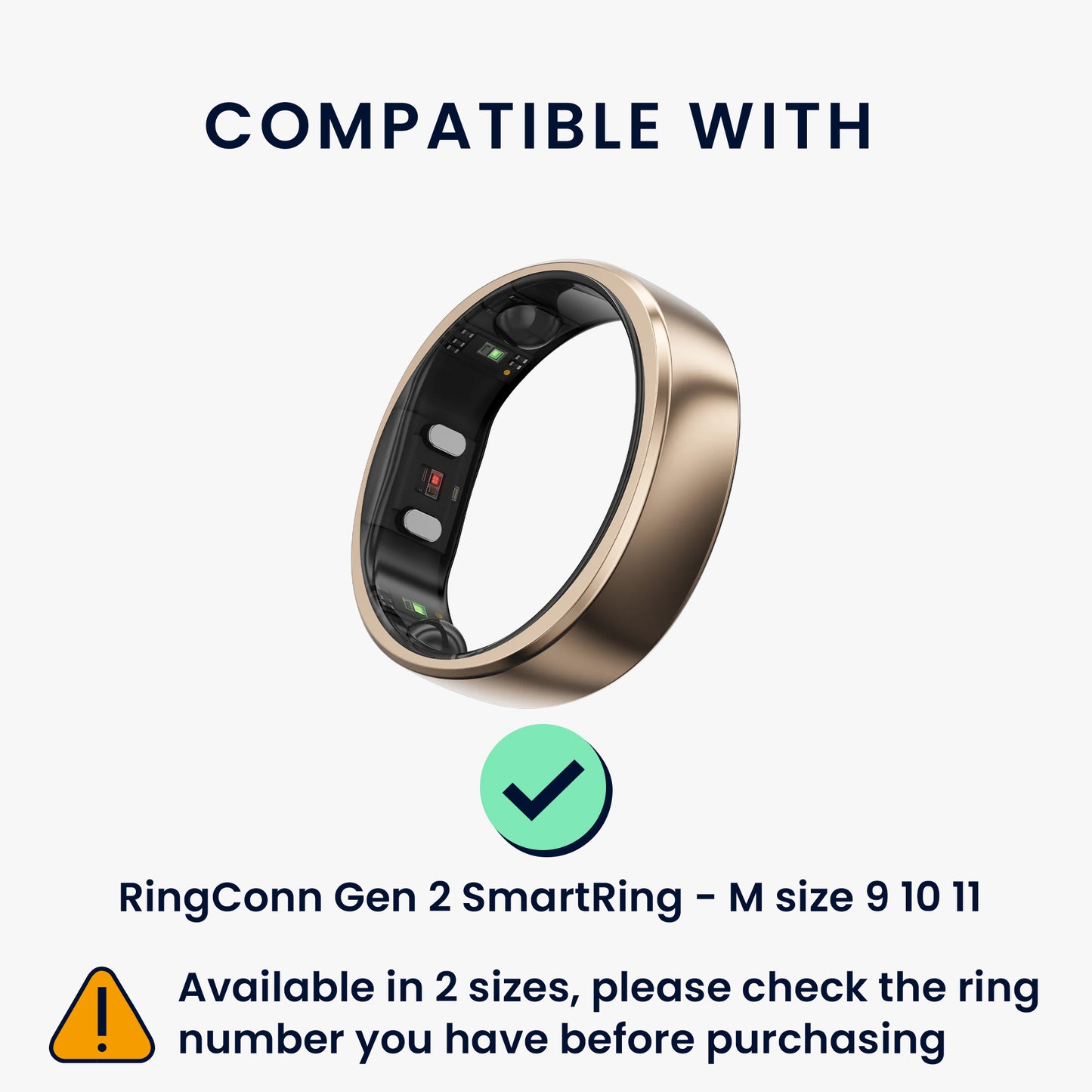 kwmobile 8x Smart Ring Protector Compatible with RingConn Gen 2 SmartRing Case Protective Cover