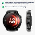 kwmobile Glass Case for Huawei Watch 5 42mm Protective Full Body Fitness Tracker Case Set