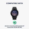 kwmobile USB Charger compatible with Garmin Vivoactive 6 / Vivoactive 5 / Forerunner 55 255 165 965 USB Cable Charger Stand Smartwatch Charging Station Charging Cable with Stand Function