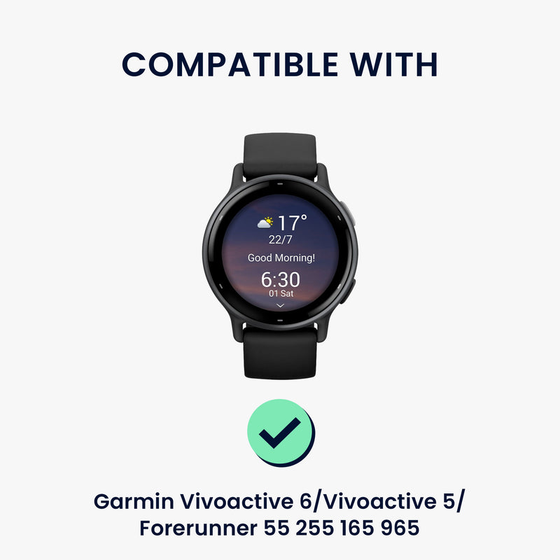 kwmobile USB Charger compatible with Garmin Vivoactive 6 / Vivoactive 5 / Forerunner 55 255 165 965 USB Cable Charger Stand Smartwatch Charging Station Charging Cable with Stand Function