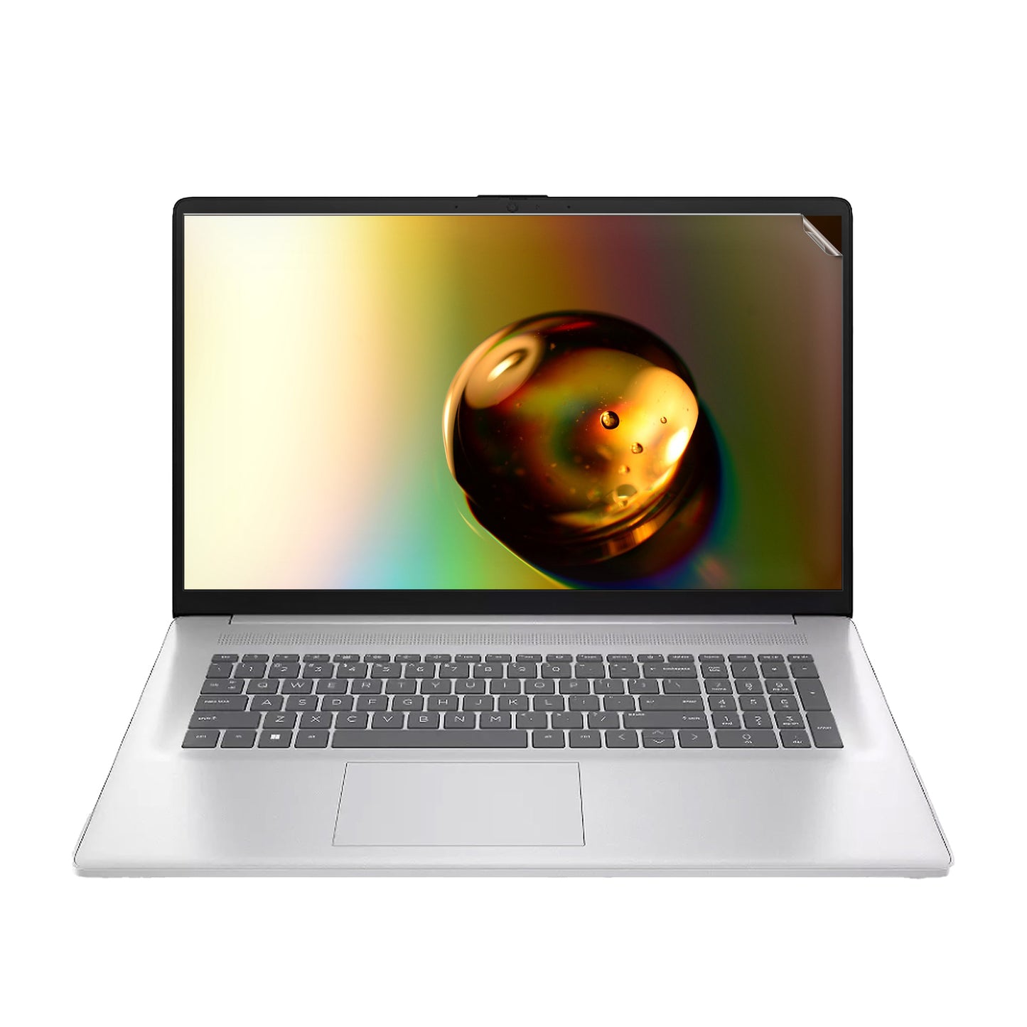 kwmobile Schutzfolie für HP Windows11 HD+ 17.3" (9R3L8EA) Folie - Laptop Folie - Displayschutz matt - Displayschutzfolie Displayfolie entspiegelt - Laptop Schutz Zubehör Transparent  