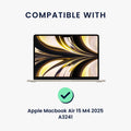 kwmobile Privacy Screen Protector for Apple MacBook Air 15 M4 2025 A3241 Film Anti-Spy Film Laptop Protection
