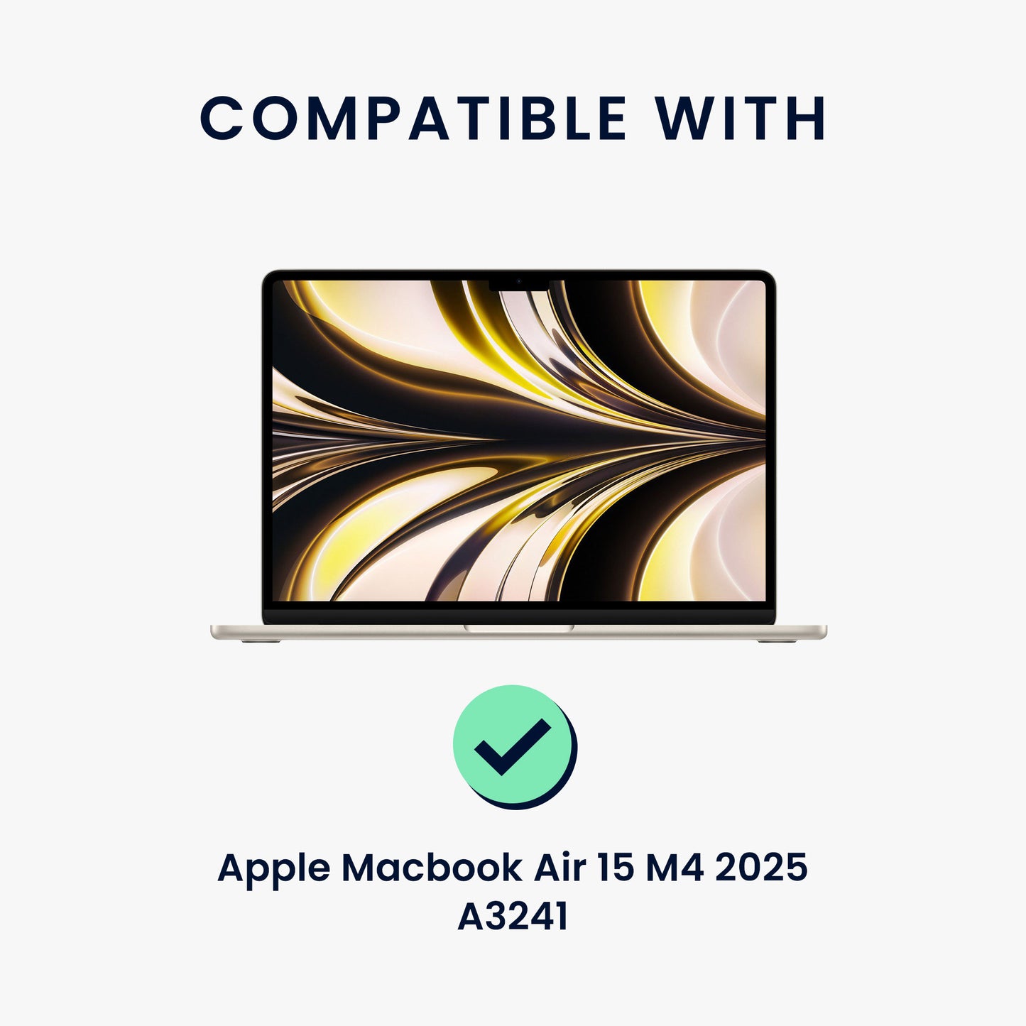 kwmobile Privacy Screen Protector for Apple MacBook Air 15 M4 2025 A3241 Film Anti-Spy Film Laptop Protection