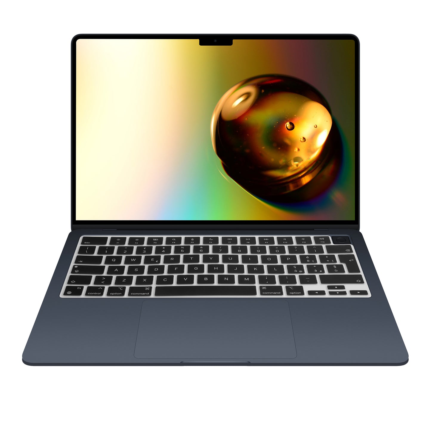 Silicone Keyboard Protector QWERTY (Italian) Compatible with Apple MacBook Air 13 M4 2025 A3240