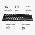 Silicone Keyboard Protector QWERTY (Italian) compatible with Apple Macbook Air 15 M4 2025 A3241