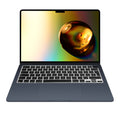 Silicone Keyboard Cover QWERTY (Spain) compatible with Apple Macbook Air 13 M4 2025 A3240