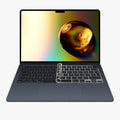 Silicone Keyboard Cover QWERTY (Spain) compatible with Apple Macbook Air 13 M4 2025 A3240